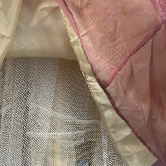 Vintage 90s Y2K Niki by Niki Livas Sz 8 Elegant Embroidered Sequined Gown Pink - Picture 4 of 10